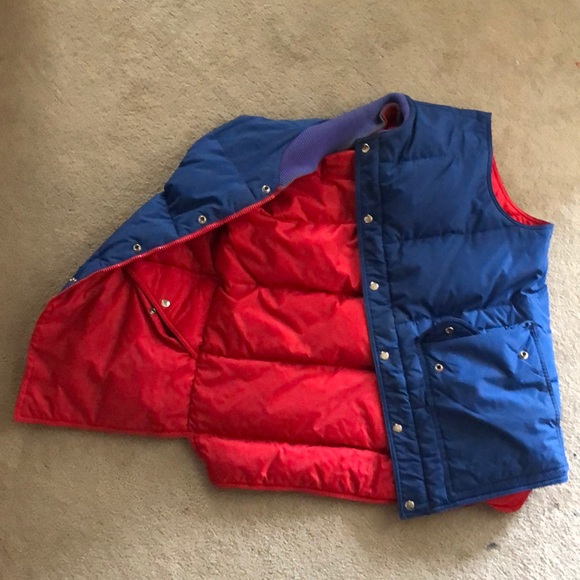 80s REVERSIBLE RETRO VEST - Picture 1 of 2